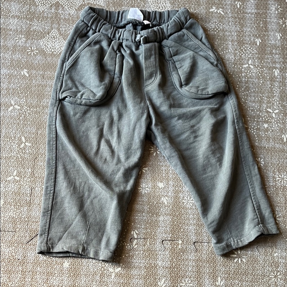 Zara terry cotton joggers.